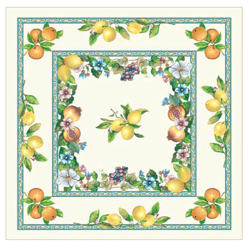 La Favorita Table  Topper - 40" x 40" - Made in Italy