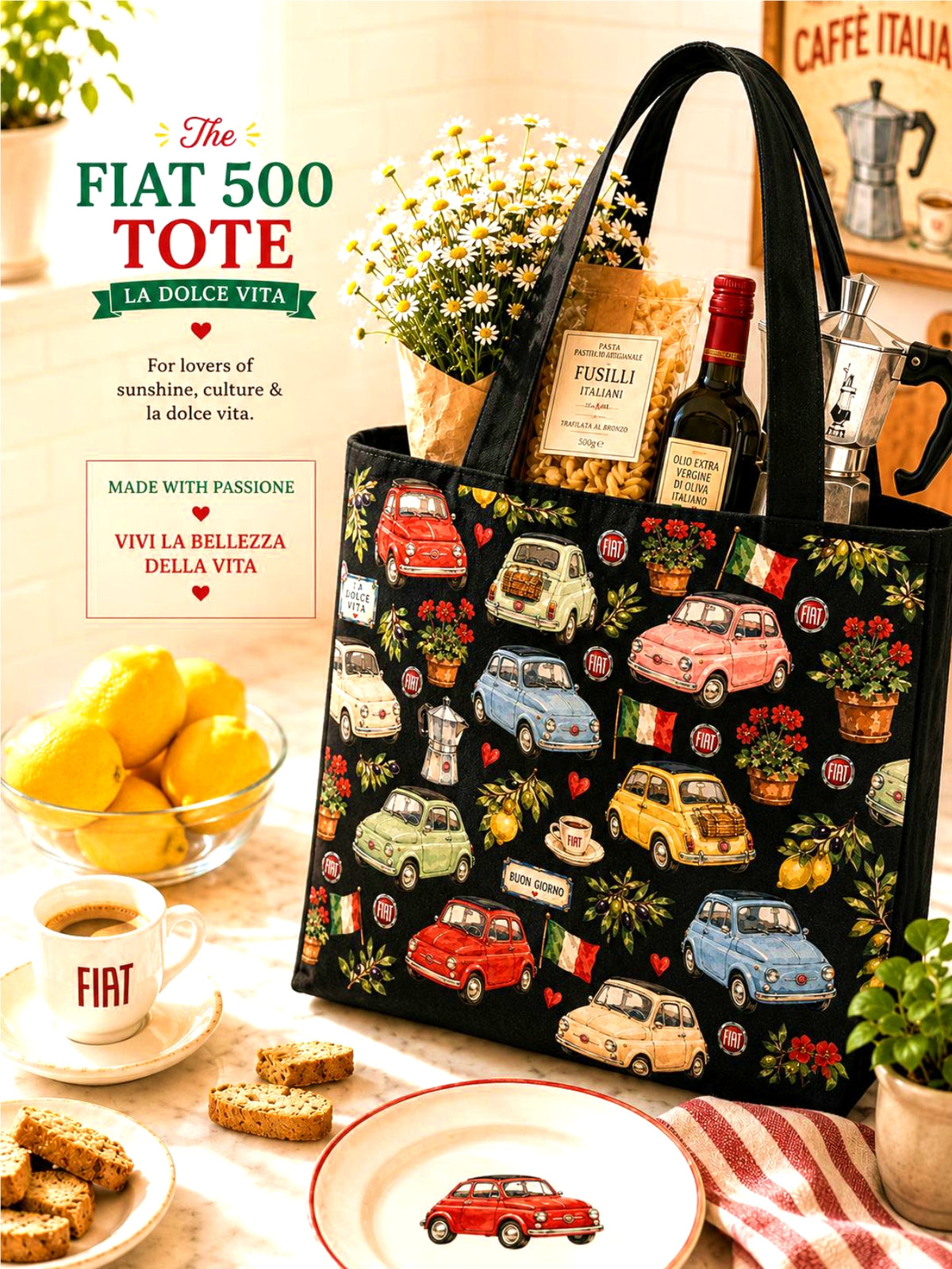 The Fiat 500 Tote