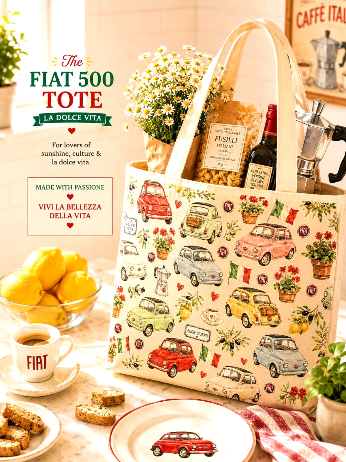 The Fiat 500 Tote
