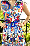 The Floral Majolica Dress