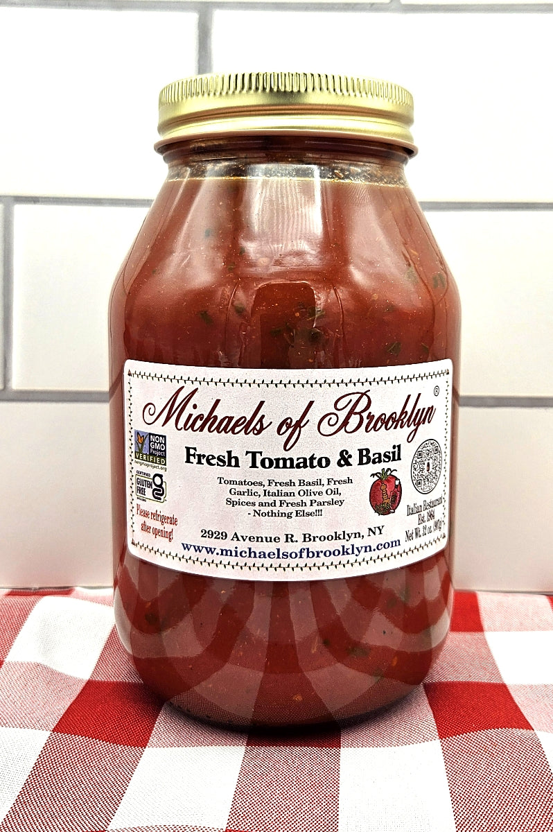 Fresh Tomato and Basil Sauce  by Michaels of Brooklyn