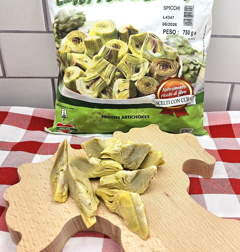 Frozen Quartered Artichokes from Italy