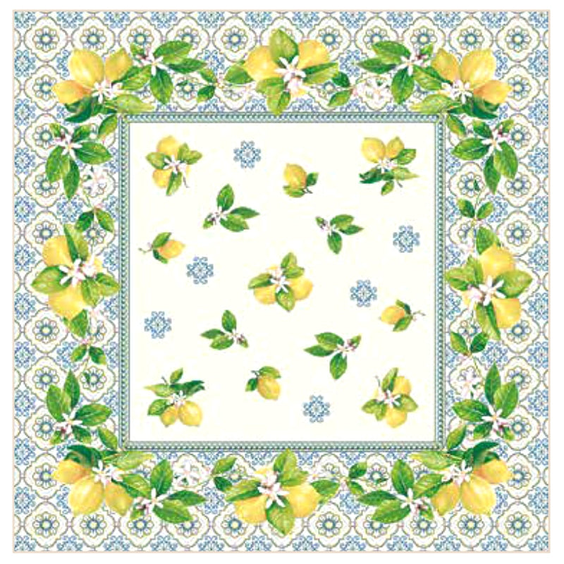 The Garda Table  Topper - 40" x 40" - Made in Italy