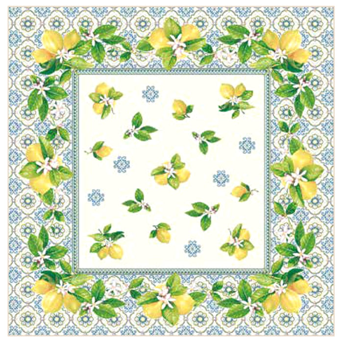 The Garda Table  Topper - 40" x 40" - Made in Italy