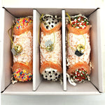 The Italian Glass Cannoli Set