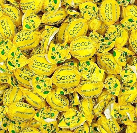 Gocce Limoni di Sicilia Bulk - Lemon Hard Filled Candies - 1 Kg – La ...