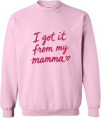 The I Got It From My Mamma Sweatshirt