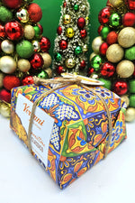 Hand Wrapped Sicilian Fantasy Panettone Classico by Vergani