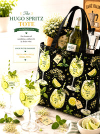The Hugo Spritz tote bag black color