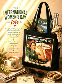 international women day tote bag