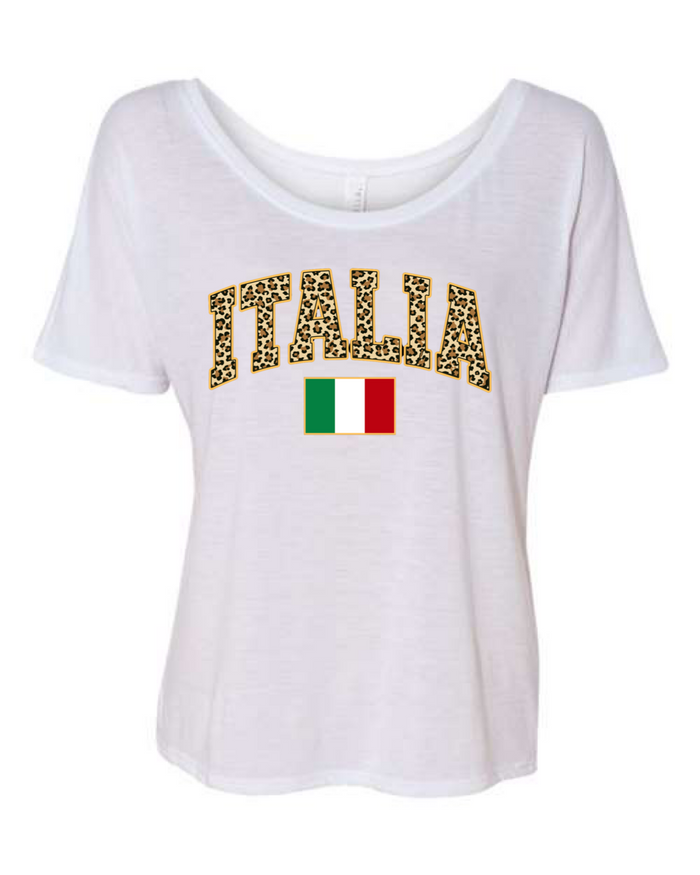 Italia Leopard Print Slouch