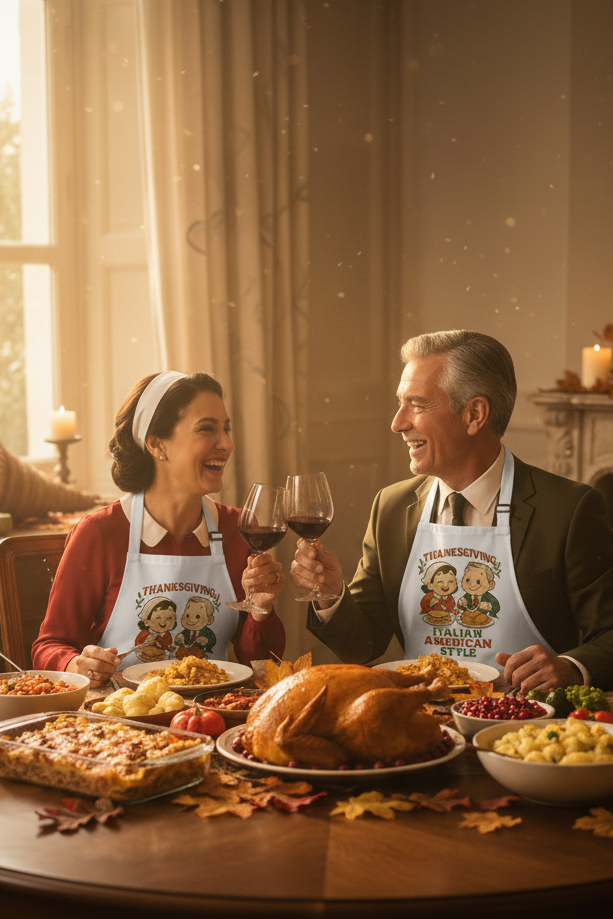Italian-American Thanksgiving Couple - Portrait