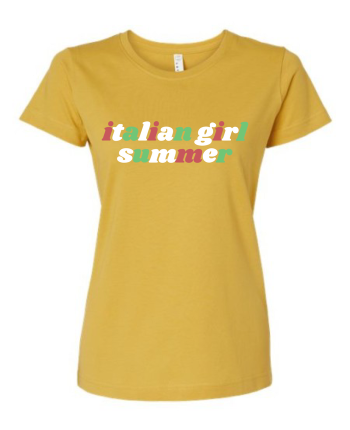 Italian Girl Summer  Tee