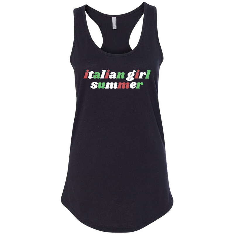 Italian Girl Summer Tank Top