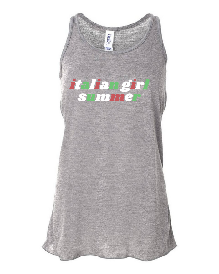 Italian Girl Summer Tank Top
