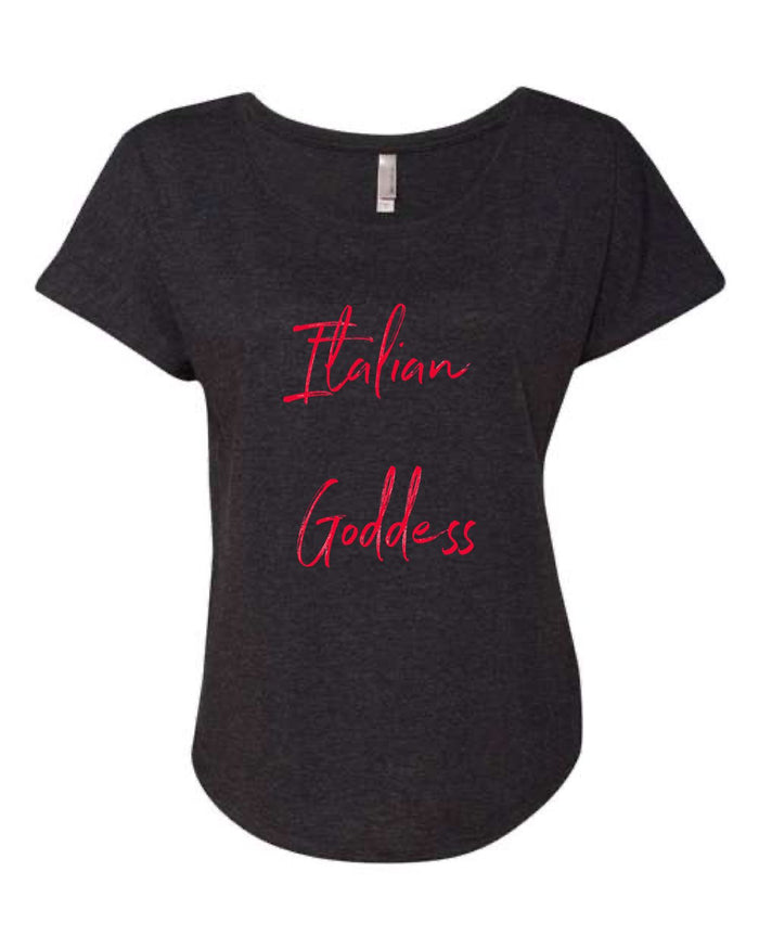The Italian Goddess Slouch Tee