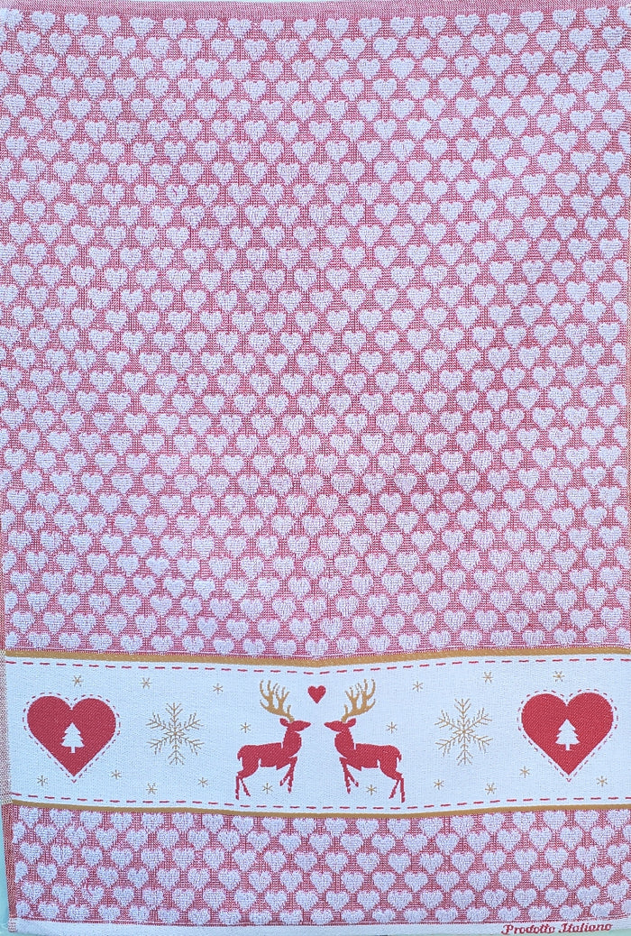 The Holiday Terry Cloth Dish Towel - Made in Italy