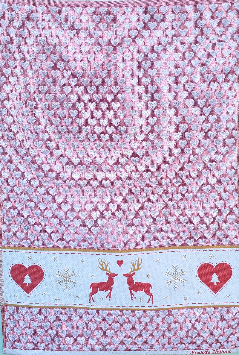 The Holiday Terry Cloth Dish Towel - Made in Italy