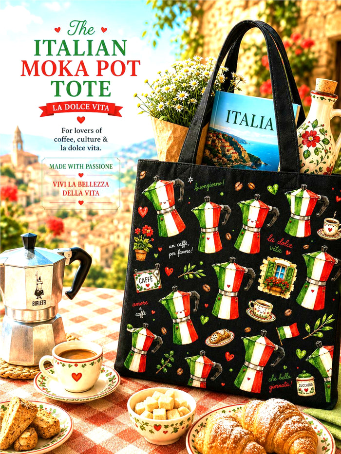 The Italian Moka Pot Tote