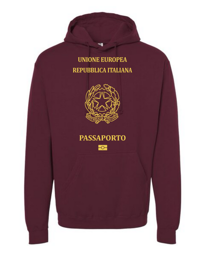 The Italian Passport Hoodie - Unisex