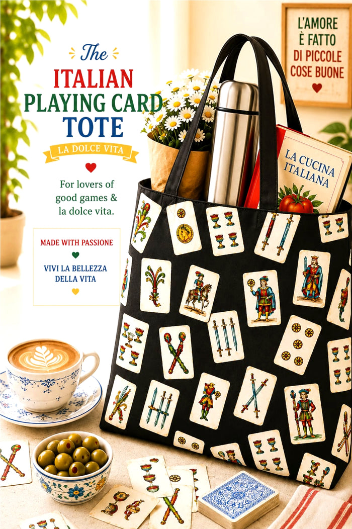 The Italian Playing Card Tote