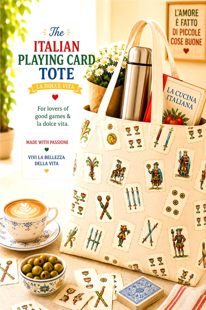 The Italian Playing Card Tote