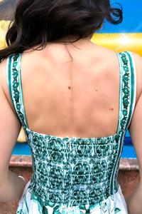 The Italian Tile Dress - Red