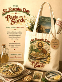 Pasta con Sarde  Tote for St. Joseph's Day