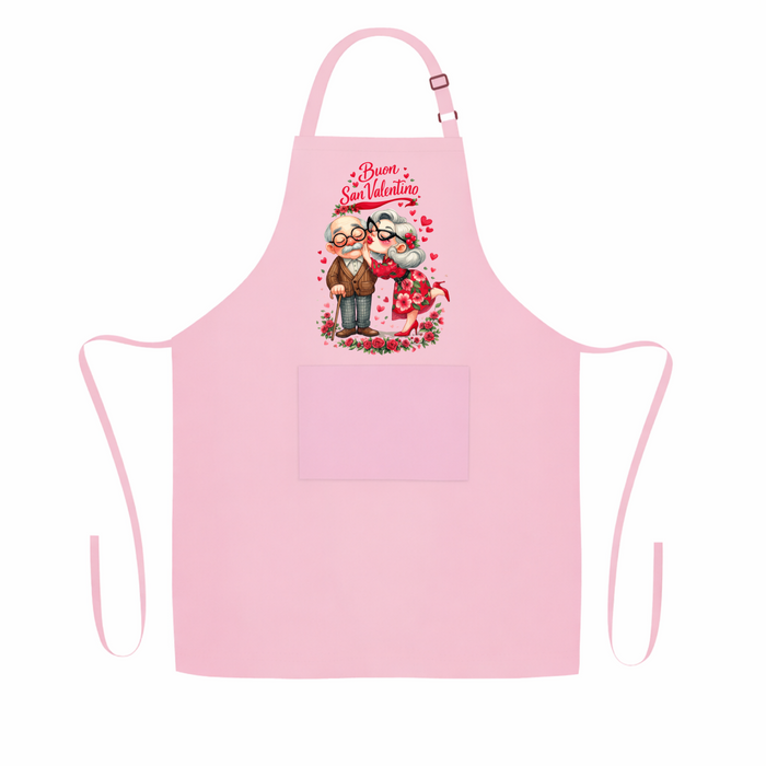 Kissing Couple Valentine Apron