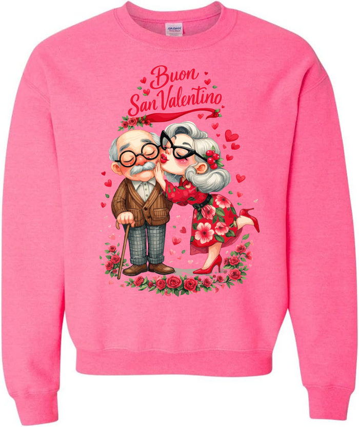 Kissing Couple Valentine Sweatshirt