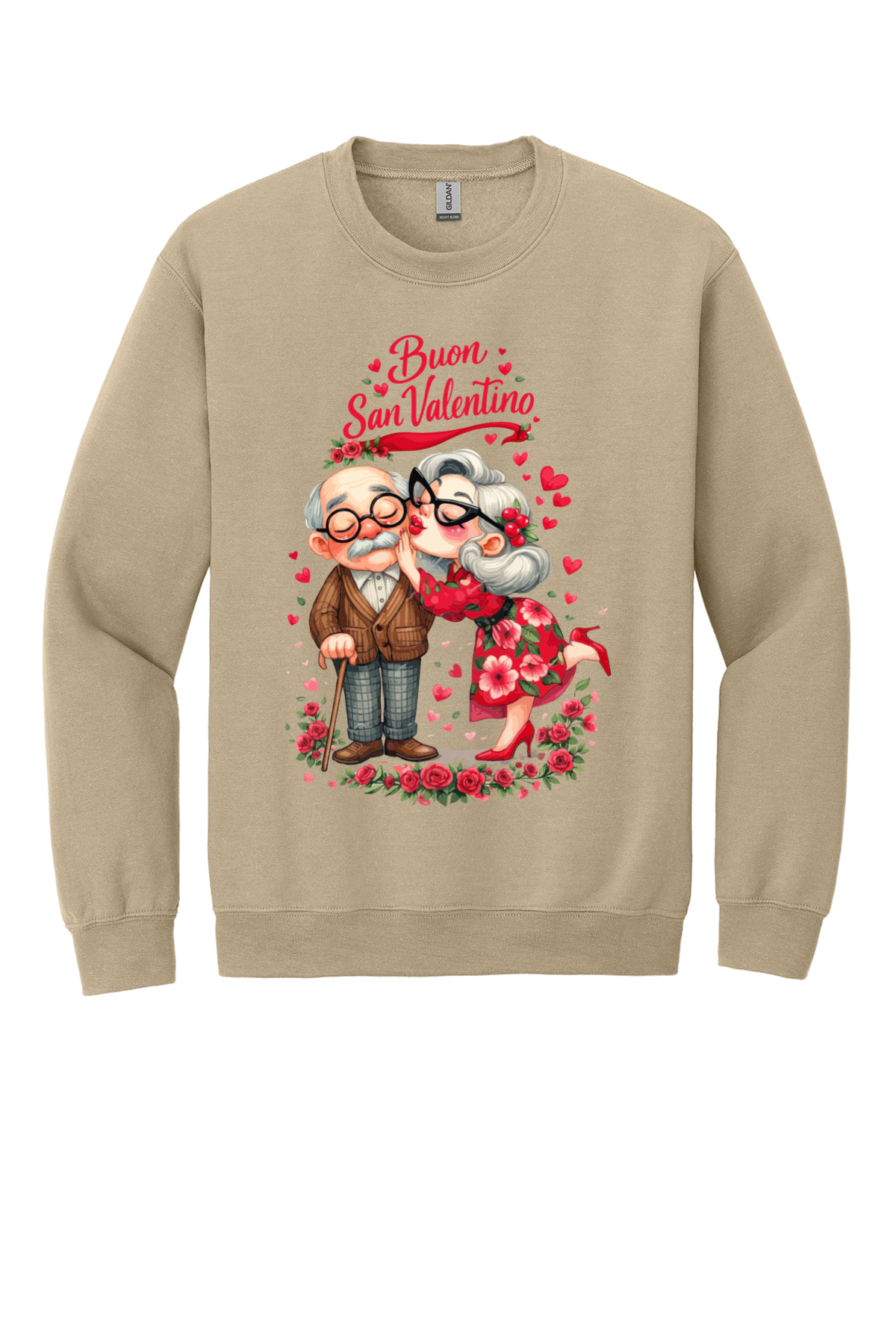 Kissing Couple Valentine Sweatshirt