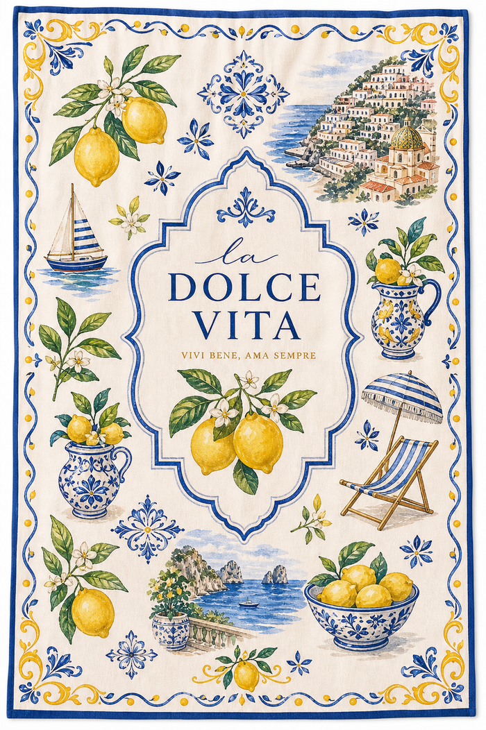 La Dolce Vita Beach Towel