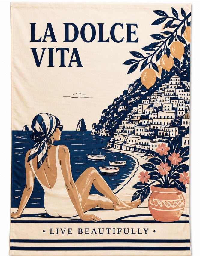 La Dolce Vita 2 Beach Towel