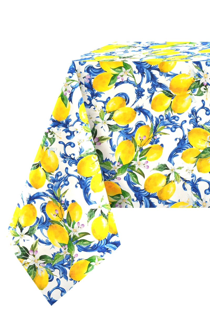 The Lemon Blossom Tablecloth - Made in Italy