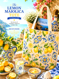 The Lemon Majolica Tote