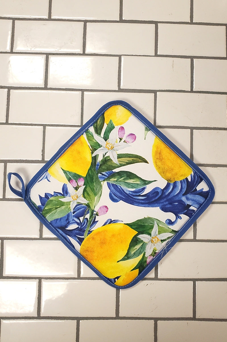 The Lemon Blossom Pot Holder
