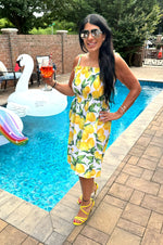 Limoncello Smocked Dress - Made in Italy