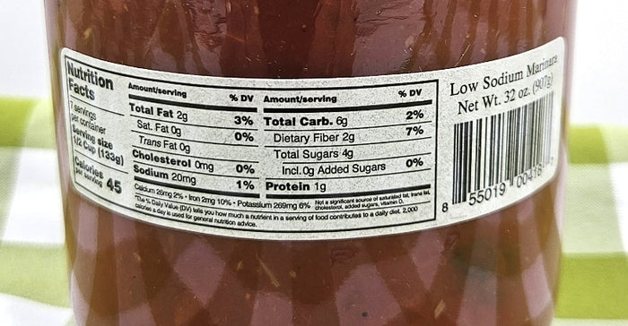 Low Sodium Marinara Sauce  by Michaels of Brooklyn
