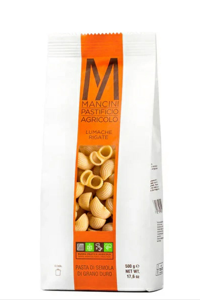 Lumache Rigate - Artisanal Pasta by Mancini