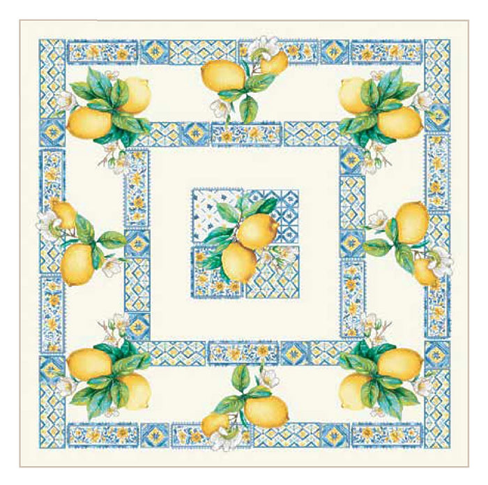 The Maiori Table  Topper - 40" x 40" - Made in Italy