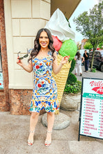The Majolica Bow Tie Dress