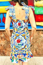 The Majolica Bow Tie Dress