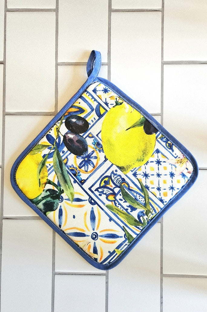 The Majolica Lemon Pot Holder