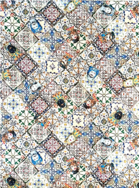 The Majolica Testa di Moro Tablecloth - Made in Italy