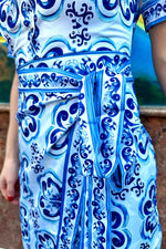 The Majolica Wrap Dress