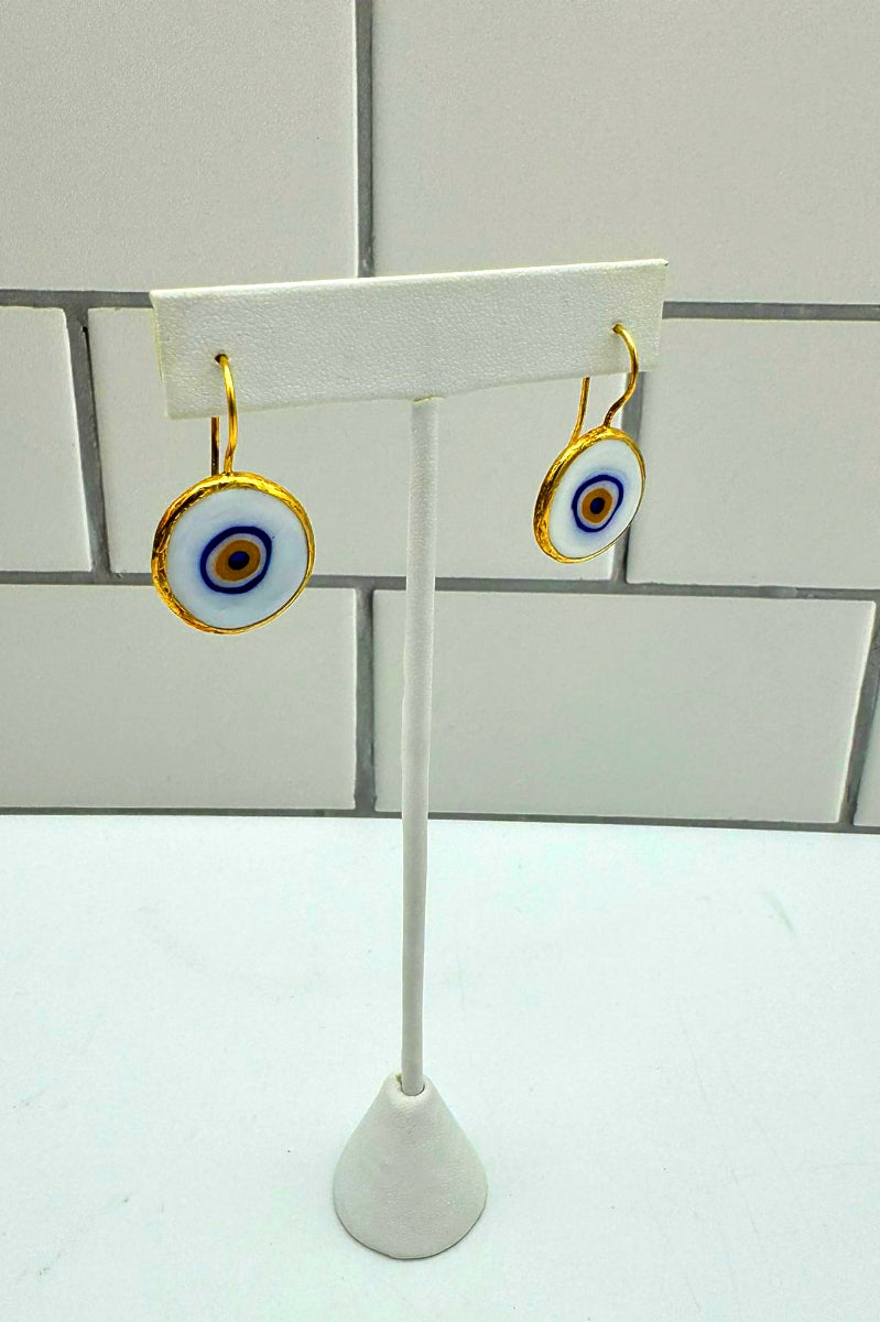 The Malocchio Drop Earrings - Yellow Gold