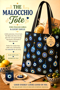 malocchio tote bag evil eye