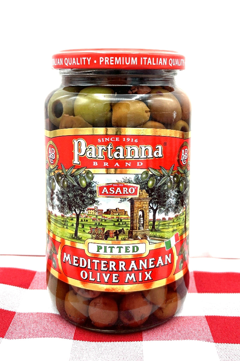 Mediterranean  Olive Mix from Sicily - Pitted - Partanna