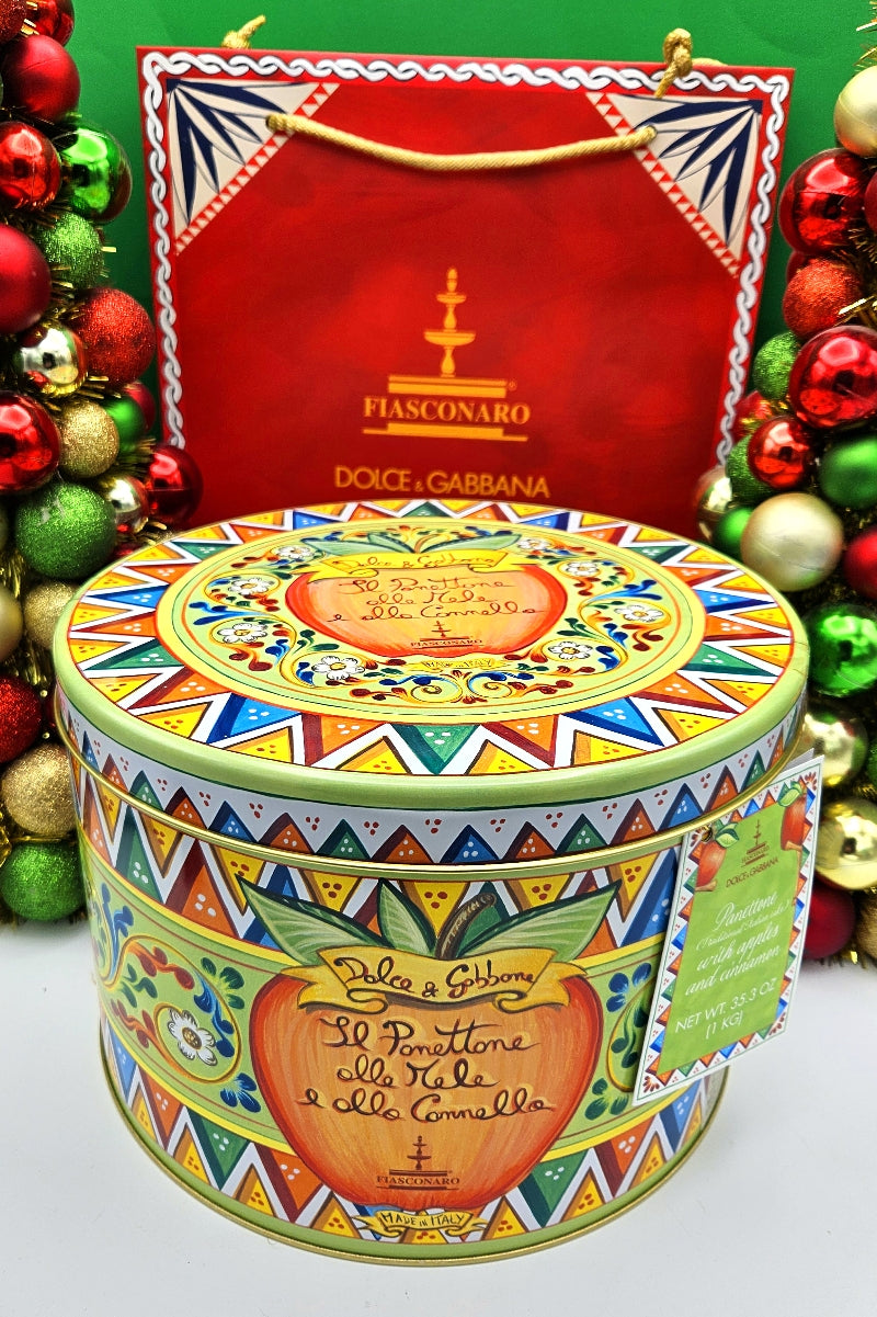 Dolce & Gabbana Panettone alle Mele e Cannella by Fiasconaro - 2.2 Lbs