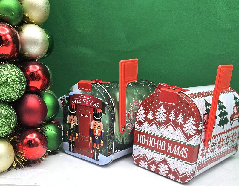 Mini Panettone in Christmas Mailbox Tin